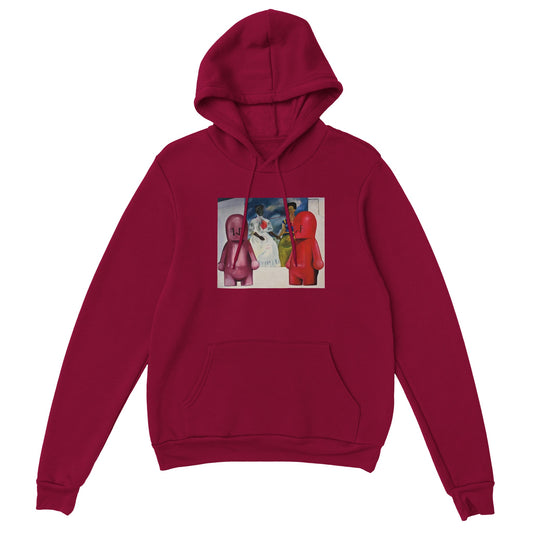 PALS Women's Cardinal Red Pullover Hoodie - 212